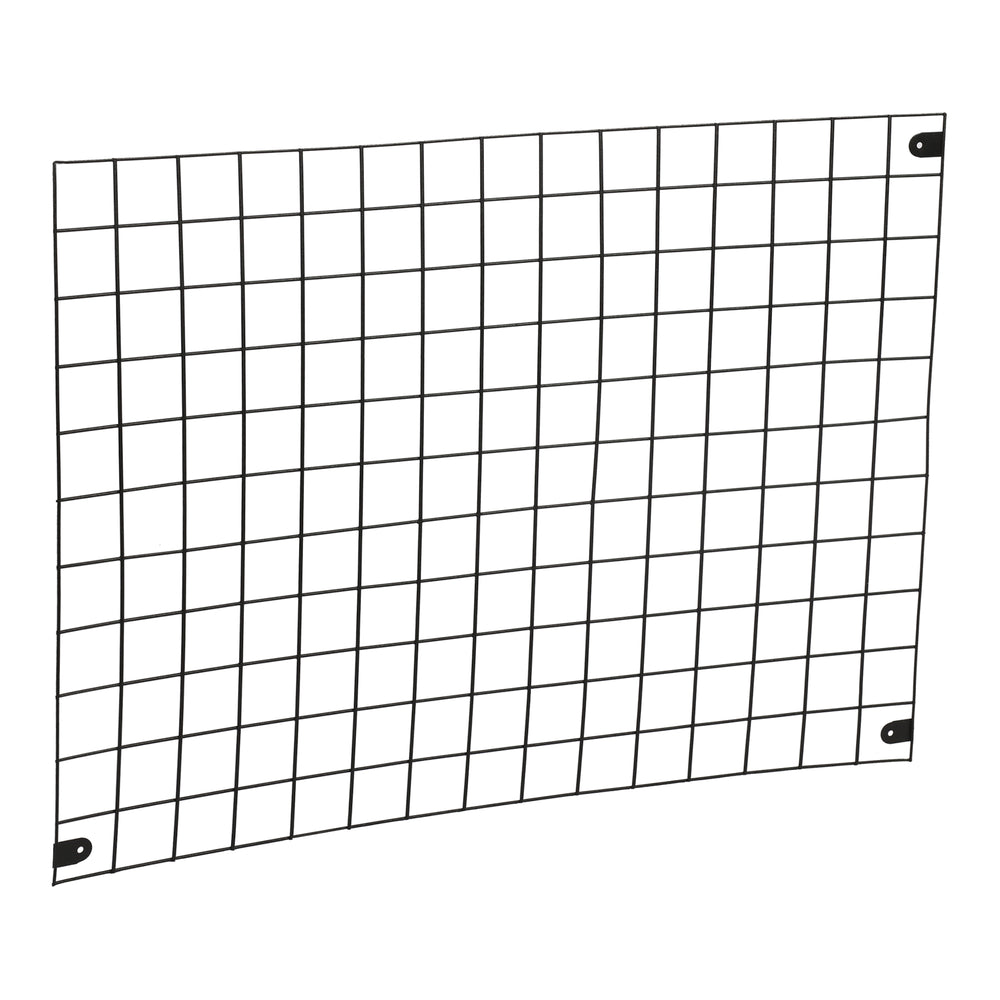 Grille murale Sæby métal 75 x 55 cm noir [en.casa] - premiumXL