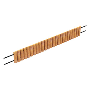 Palissade Rotta bois de pin 150 x 20 cm naturel [en.casa]