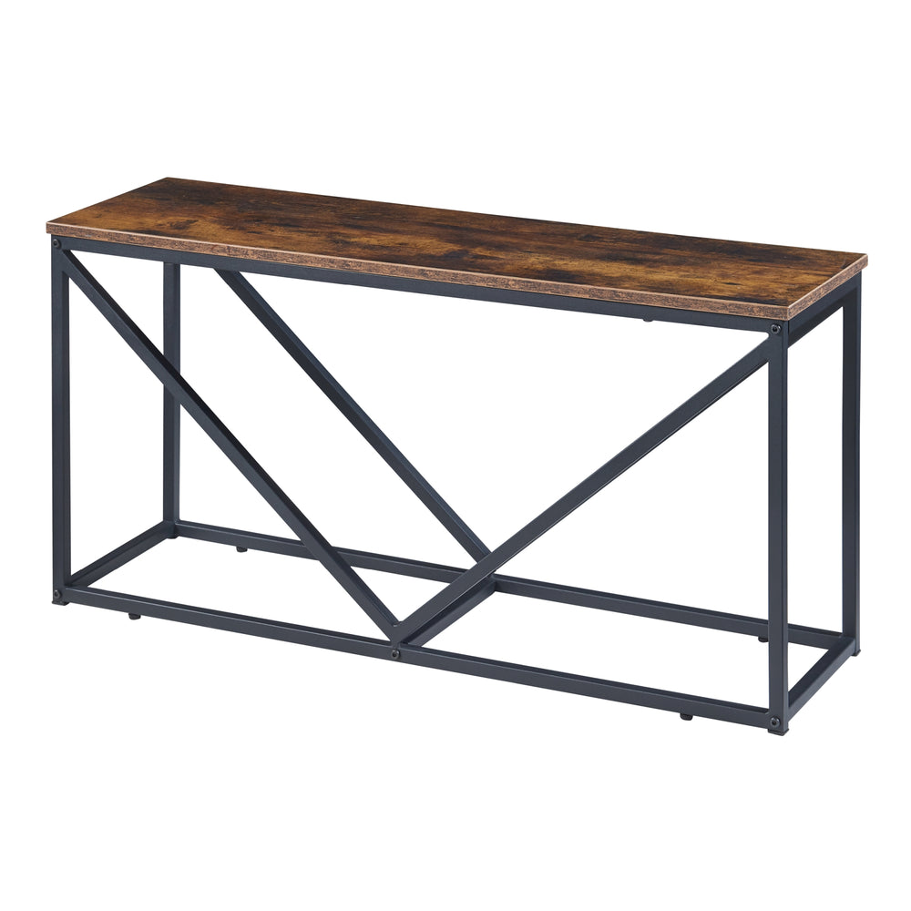 Kaminholzregal Vaasa met zitvlak 100x30x50cm [en.casa] - premiumXL