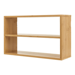 [en.casa] Wandrek keukenrek Gol 50x15x30 cm bamboe