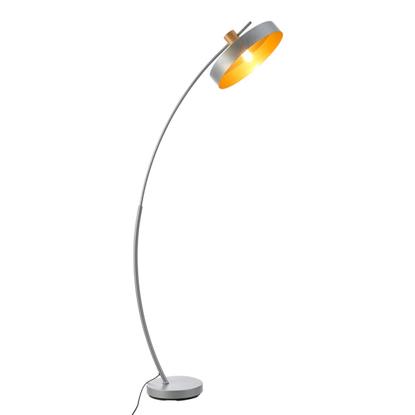 [lux.pro] Staande lamp Stafford vloerlamp159 cm grijs E27
