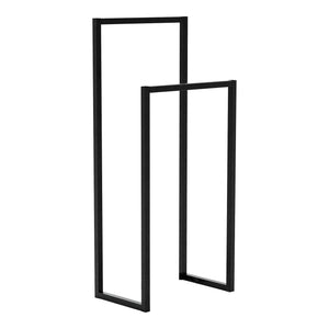 [en.casa] Kledingrek Holtålen 90/70x40x25 cm zwart