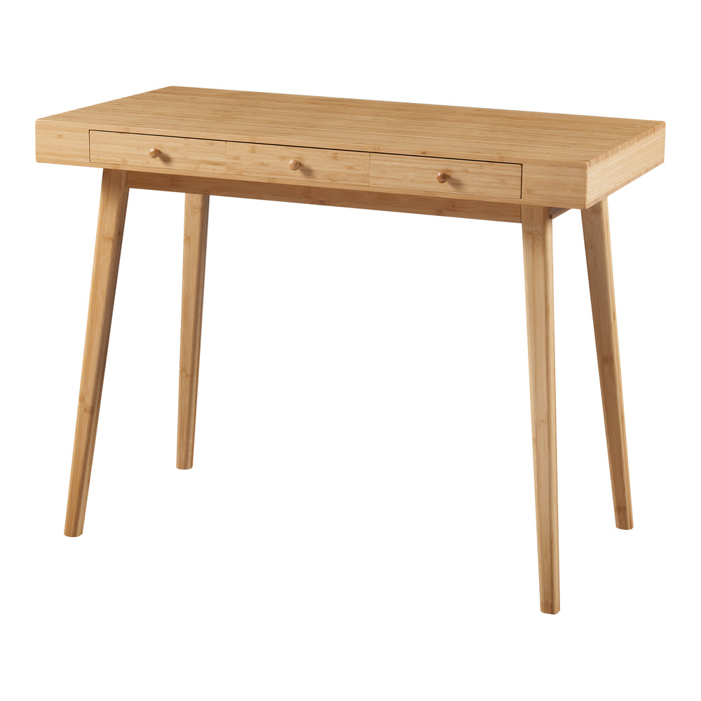 Bureau Hässleholm bambou 100x50x75cm naturel [en.casa] - premiumXL