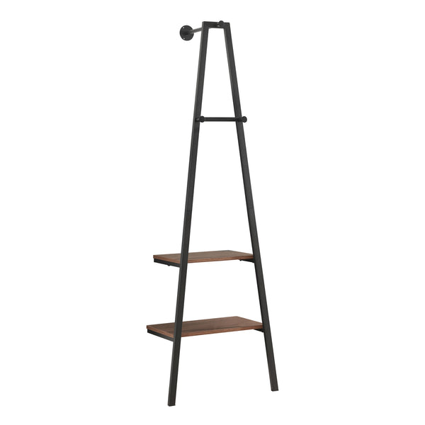 Portemanteau mural Bjørnafjorden 174 x 56 x 40 cm noir effet noyer [en.casa]