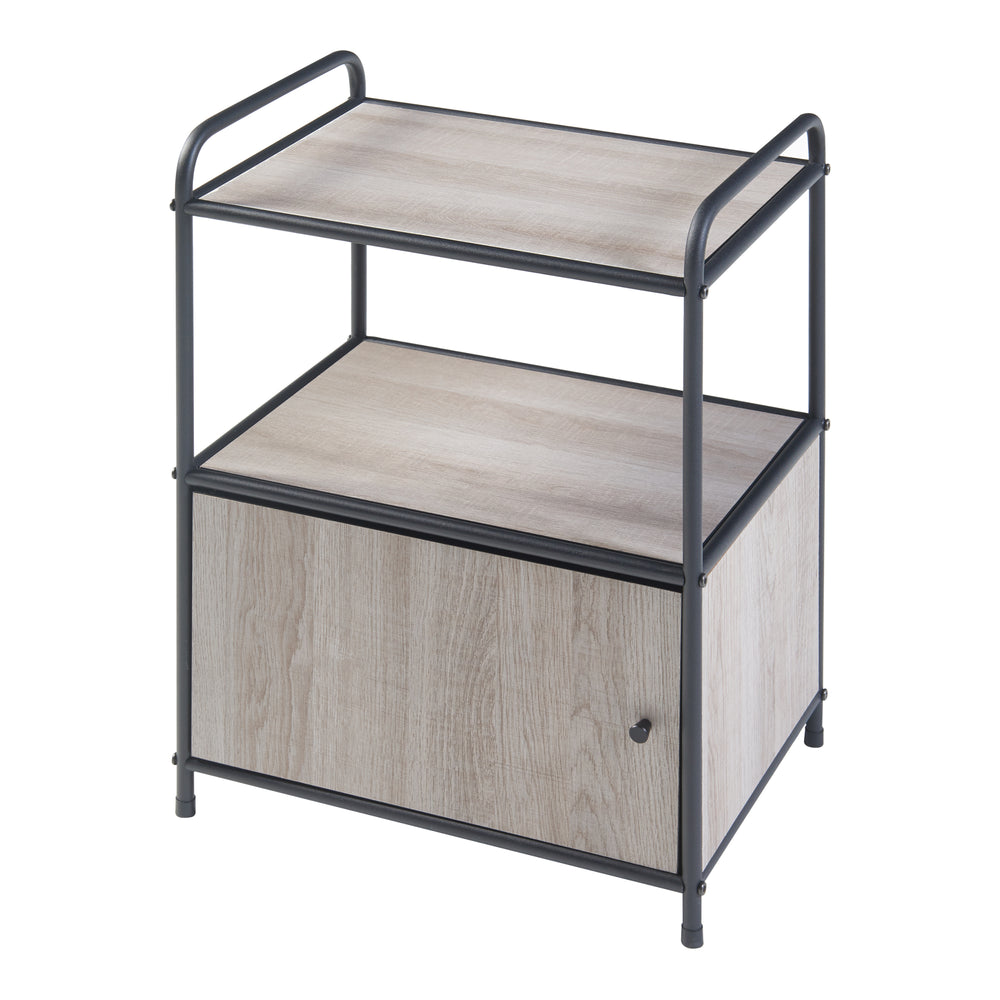 Table d’appoint Gulen noir/chêne - aspect [en.casa] - premiumXL
