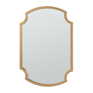 [en.casa] Wandspiegel Aura 80x55 cm goudkleurig