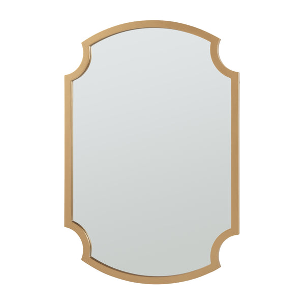 [en.casa] Wandspiegel Aura 80x55 cm goudkleurig
