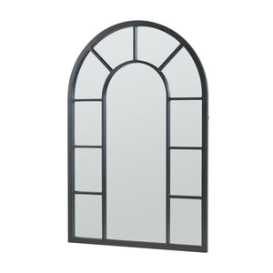 [en.casa] Wandspiegel Enonkoski 90x60 cm zwart