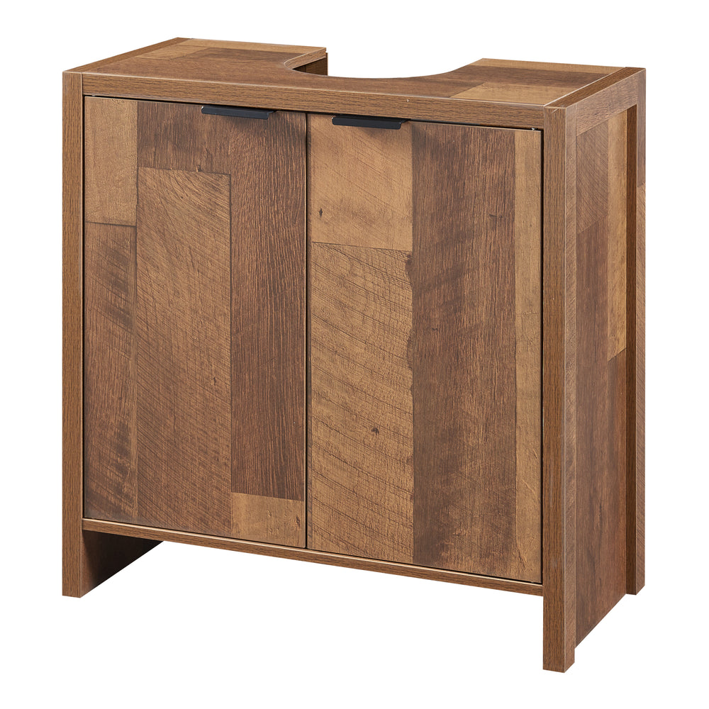 Wasbakonderkast Namsskogan 60x60x30cm Walnootlook [en.casa] - premiumXL