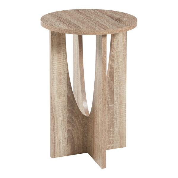 Table d'appoint Rindal 57 x 38 cm effet chêne [en.casa]