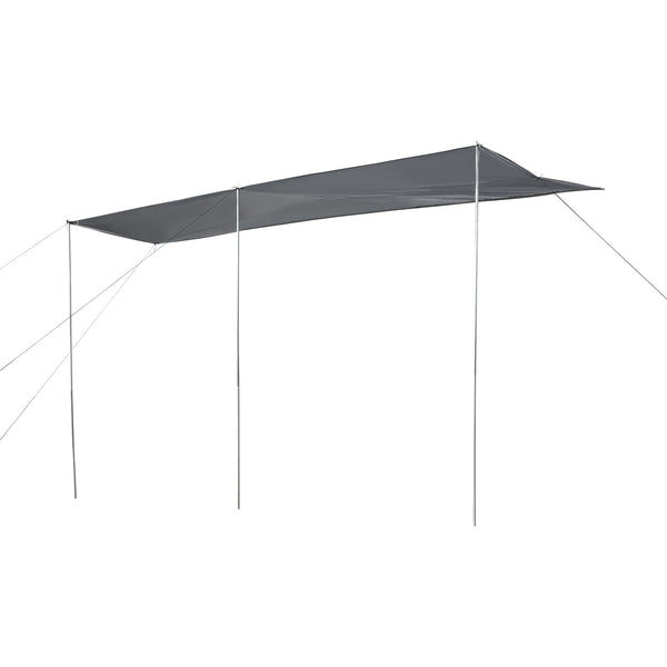 Voortent Beuningen 400x240x235 cm grijs pro.tec