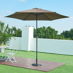 Parasolvoet Bisenti parasolhouder beton halfrond 45x29x4,5 cm zwart casa.pro