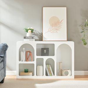 Commode Vågå dressoir 110x30x70 cm wit [en.casa]