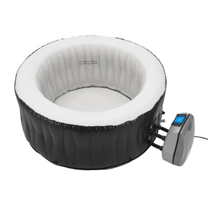 Spa gonflable Carbone pour 3 personnes noir blanc pro.tec