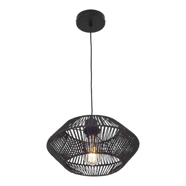 Suspension Amersham E27 noir lux.pro