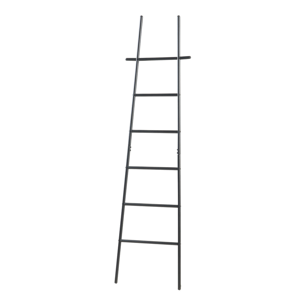 Étagère échelle Øyer acier 170 x 45 x 2 cm noir [en.casa]
