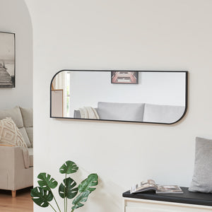 Miroir mural Tarvindak 120 x 40 cm noir [en.casa]