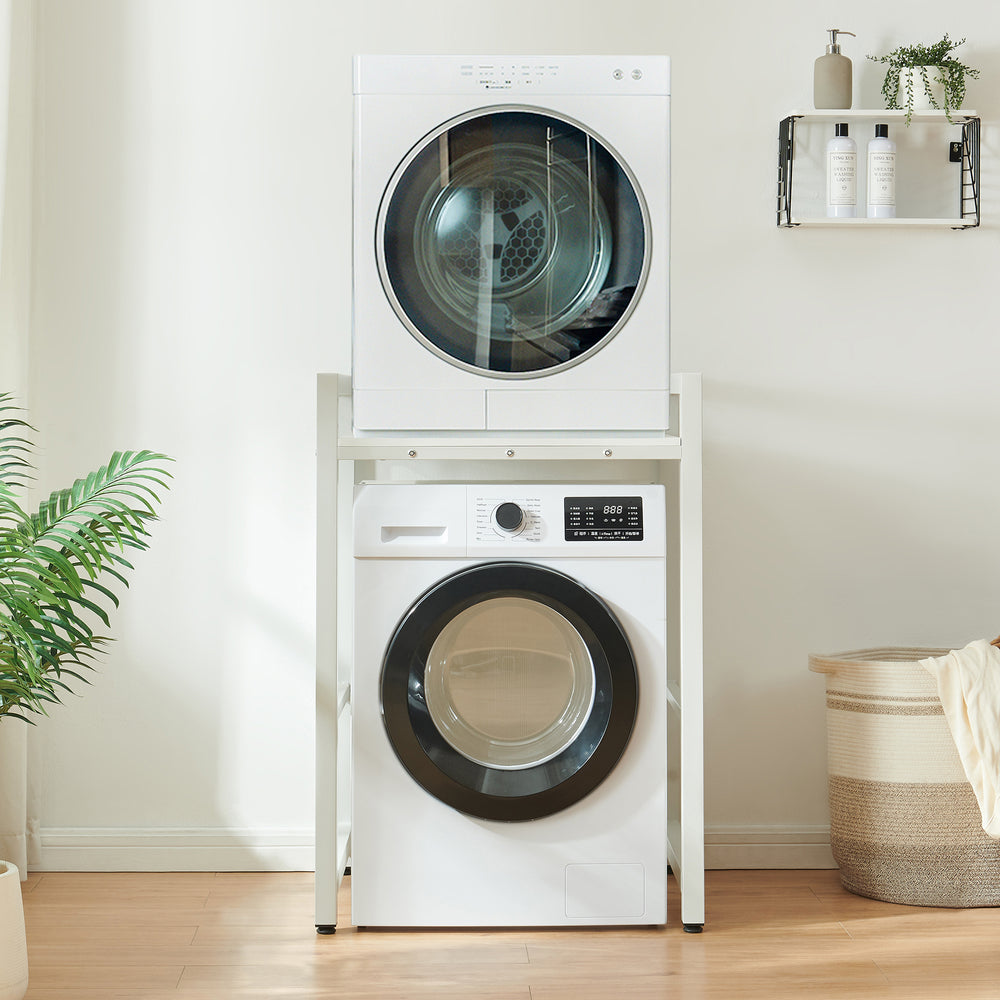 Étagère pour lave-linge Hökangend 105 x 73 x 63 cm blanc [en.casa]