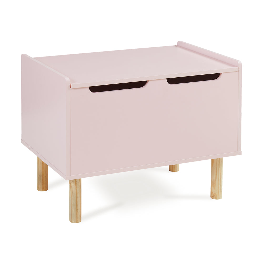 Speelgoedkist Virer 60x40x45 cm cm roze [en.casa] 