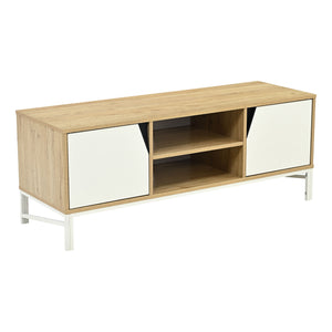 Tv-kast Kerrköndam 120x40x46 cm Eikenlook/Wit [en.casa]