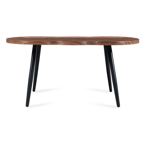 Table basse Ken 100 x 60 x 47 cm aspect noyer [en.casa]