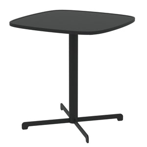 Table bistrot d'extérieur Foggia 75x70x70 cm Acier Anthracite [casa.pro]