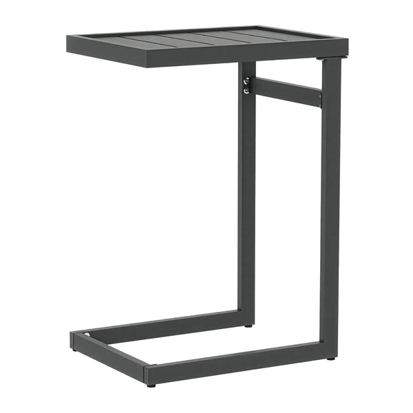 Table d'appoint d'extérieur Gaby acier 58x40x30 cm anthracite [casa.pro]