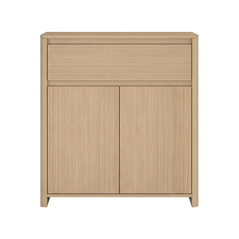 Commode Takranmaa II 88 x 79 x 39 cm effet chêne [en.casa]