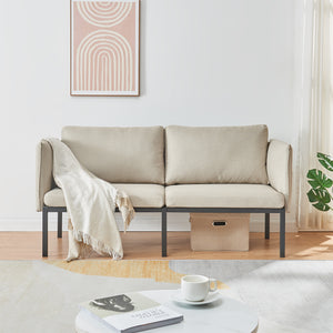 Canapé 2 places Kamar 69 x 158 x 63 cm [en.casa] 
