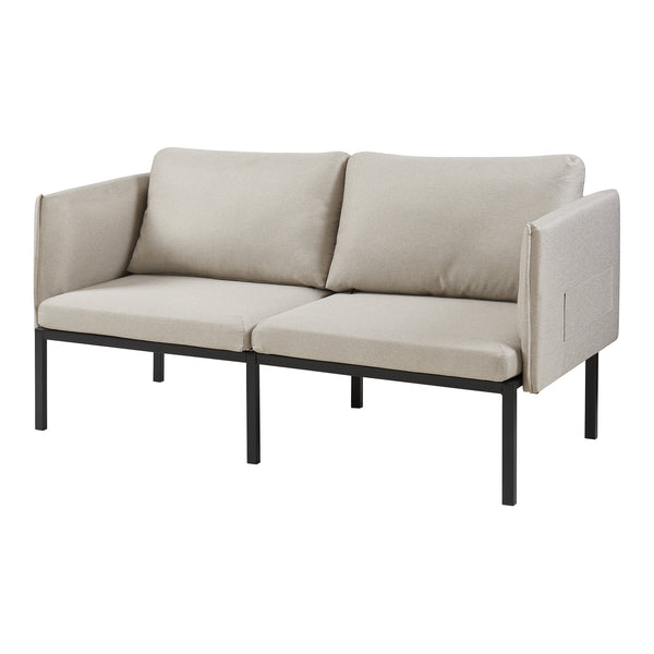 Canapé 2 places Kamar 69 x 158 x 63 cm [en.casa] 