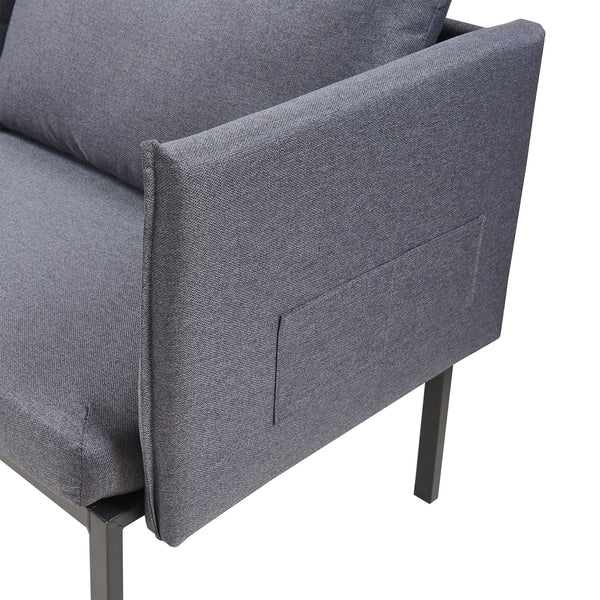 2-zitsbank Kamar 158x79x63 cm [en.casa]
