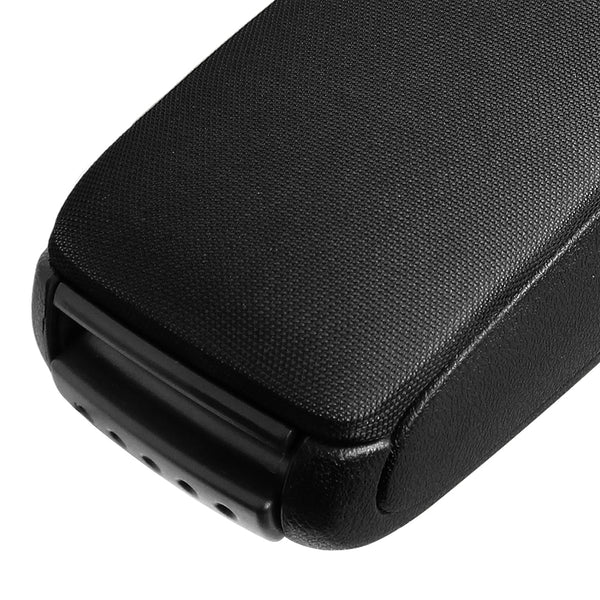 [pro.tec] Accoudoir central pour Peugeot 206 / 206 CC - avec compartiment - rembourré - textile - noir 