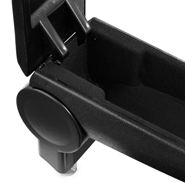 [pro.tec] Accoudoir central pour AUDI A4 B5 - avec compartiment - rembourré - textile - noir 