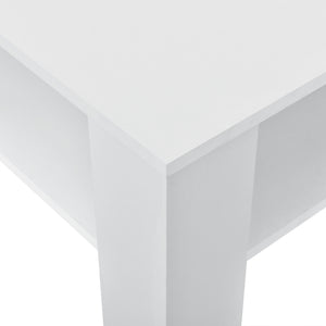 Table Basse de Salon Aachen 60 x 60 x 40 cm Blanc [en.casa] 