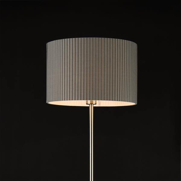 Vloerlamp staande lamp Coimbra 151xØ38 cm E27 grijs