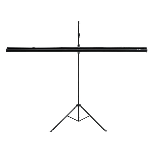 [in.tec] Écran de Projection Portable avec Support Trépied Réglable en Acier HD 3D Compatible 113 Pouces