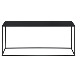 Table Console en Métal Plusieurs tailles Noir Mat [en.casa]