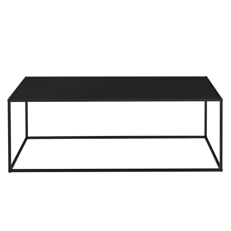 Croquis coté Table Console en Métal Plusieurs tailles Noir Mat [en.casa]