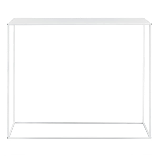 Console tafel sidetable metaal 95x110x32 cm wit mat