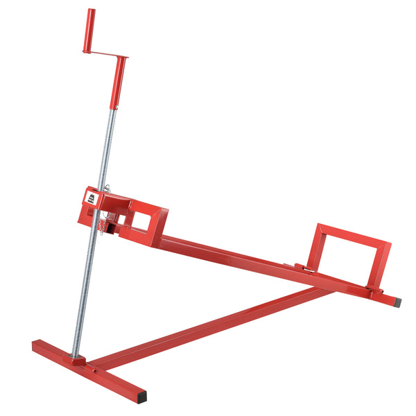 Lève-Tondeuse avec Manivelle Capacité de Charge Jusqu'à 400 kg Acier Rouge [pro.tec]