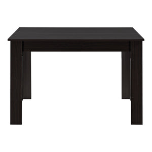 Table de Salle à Manger Skien pour 4 Personnes 117 x 76 x 74 cm Effet Noyer Foncé Brillant [en.casa]