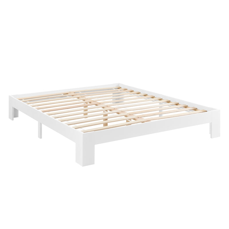 Maatschets Houten bed Raisio grenen met bedbodem en matras - 18 varianten