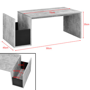 Table Basse pour Salon Bollnäs 90 x 45 x 35 cm [en.casa]