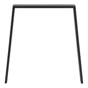 Set de 2 Pieds de Table Kraftisried DIY en Acier 55 - 70 x 72 cm Noir Mat [en.casa]
