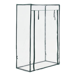 [en.casa] Tuinkas Terzigno kweekkas 100x50x150 cm transparant