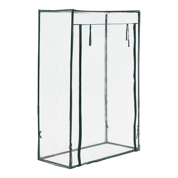 [en.casa] Tuinkas Terzigno kweekkas 100x50x150 cm transparant