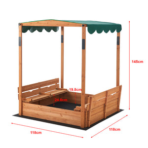 Bac à sable Pitsunda en bois [en.casa]