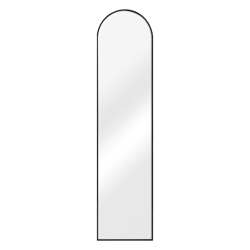 Croquis coté Miroir sur pied Bugnara psyché inclinable 160 x 40 cm noir [en.casa]