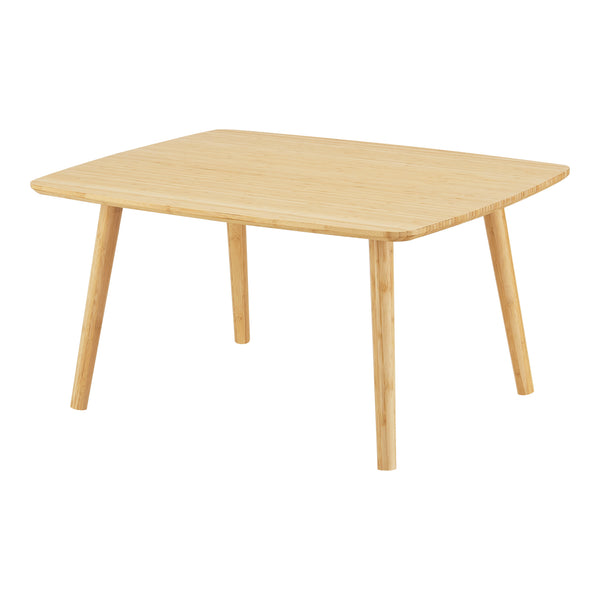 [en.casa] Salontafel Nurmijärvi bamboe 80x60x40 cm houtkleurig