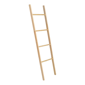 [en.casa] Handdoekrek Djurs 160x42x4 cm houtkleurig